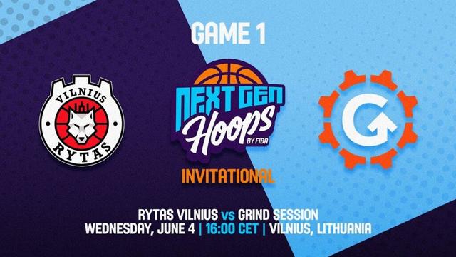 Rytas Vilnius vs The Grind Session | Full Basketball Game | FIBA Next Gen Hoops Invitational 2025