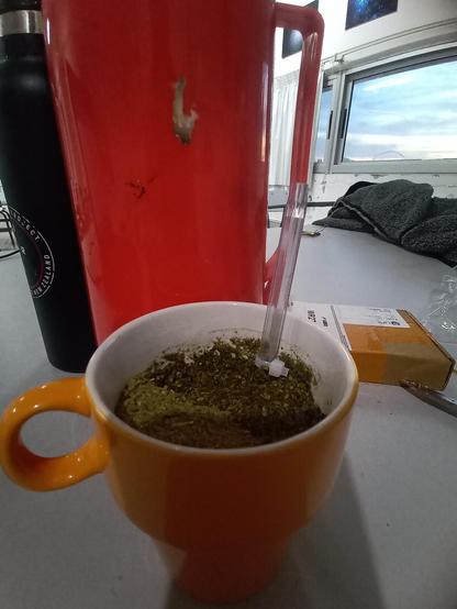 bombilla en el mate