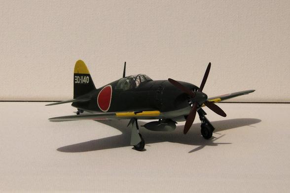 Mitsubishi J2M3 Raiden Scale Model by Hasegawa. Allied reporting name Jack.