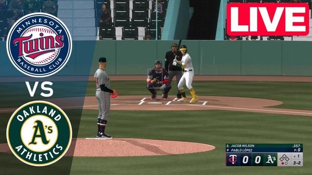 MLBLive🔴ミネソタツインズvsオークランドアスレチックス -  2025年6月4日|フルゲームMLB 2025 en vivo