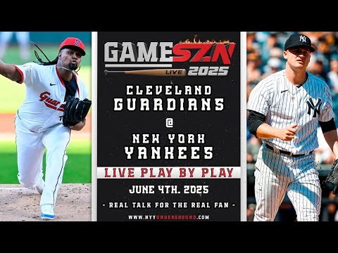 🔴gameszn：クリーブランドガーディアンズ @ニューヨークヤンキースプレイバイプレイ6/04/25