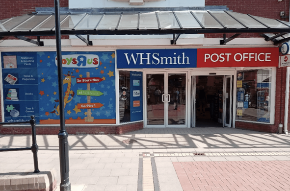 The WHSmith store in Lichfield