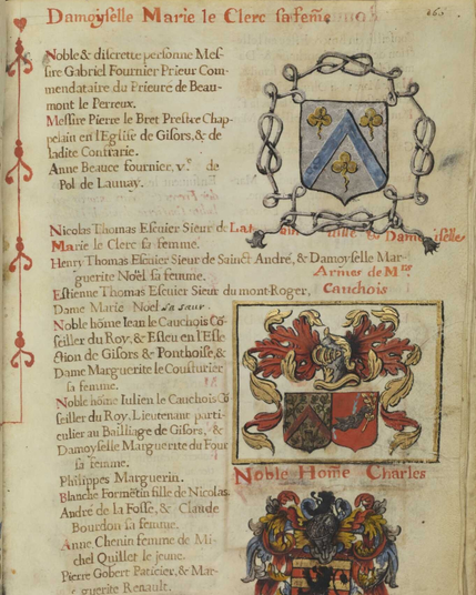 Manuscrit enluminé richement décoré