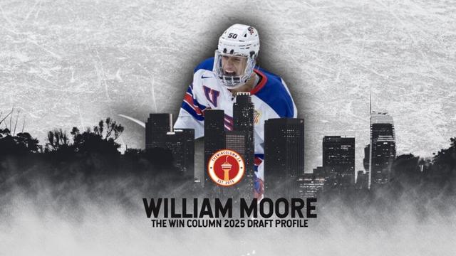 William Moore 2025 NHL Draft Profile