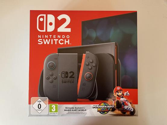 Nintendo Switch 2 + Mario Kart World Bundle Box