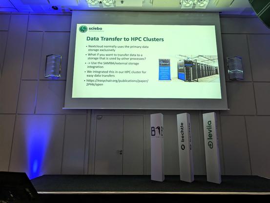 A slide on Data Transfer to HPC Clusters