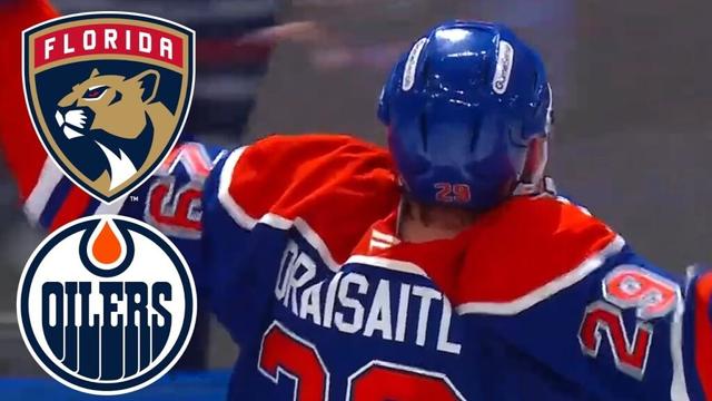 Edmonton Oilers vs Florida Panthers Game One w/Superbman