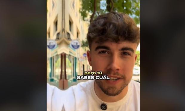 Un momento de la publicación de @calpe4cheatin. (TIKTOK / @calpe4cheatin)