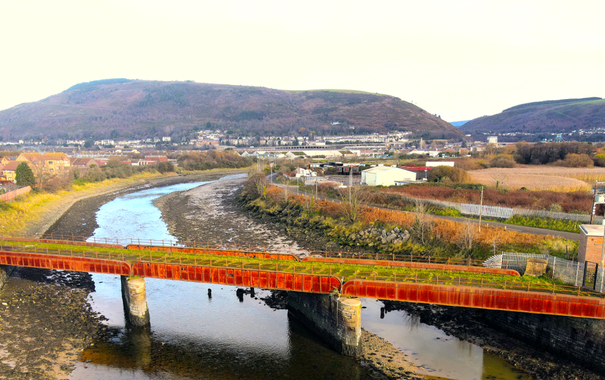 Newbridge Road Grade II listed bridge in Port Talbot