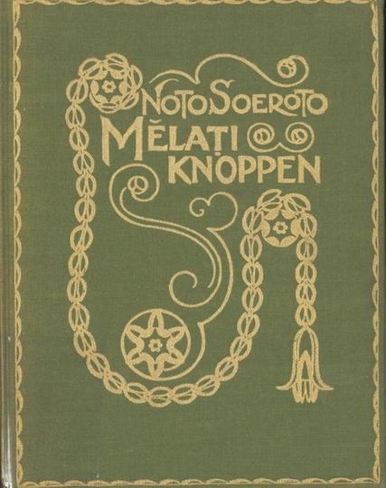 Band van de poëziebundel "Melatiknoppen" van Noto Soeroto, 1919.
