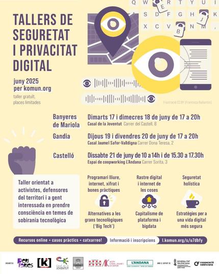 Cartell dels tallers