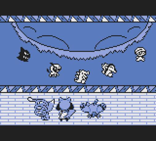 Fae, Robin, and a Natu stand before a mosaic of a Gengar, Absol, Totodile, Cyndaquil, and Gardevoir. A large, flaming meteor stands above them.