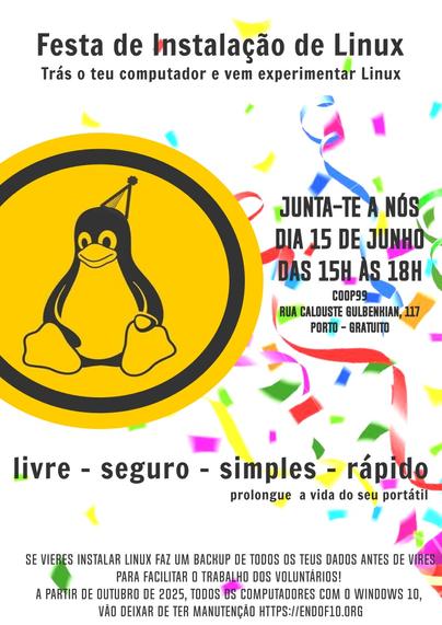 Festa de Instalação de Linux