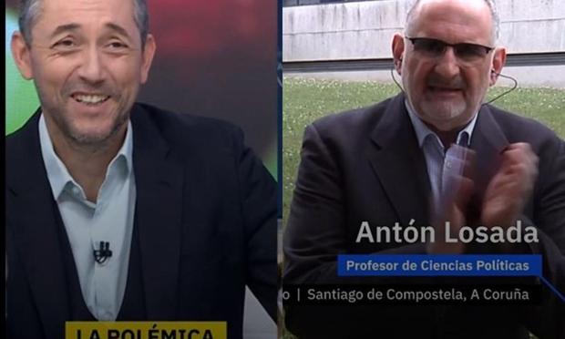 Javier Ruiz y Antón Losada en 'Mañaneros'. (TVE)