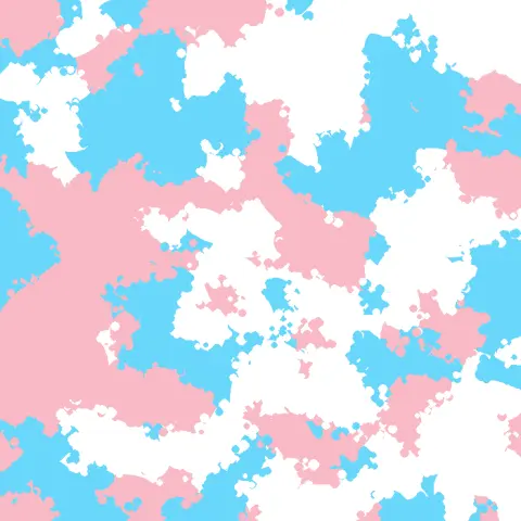 trans flag camouflage pattern