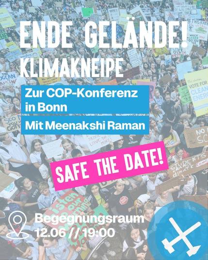 Klimakneipe zu Klimakämpfen im globalen Süden mit Meenakshi Raman