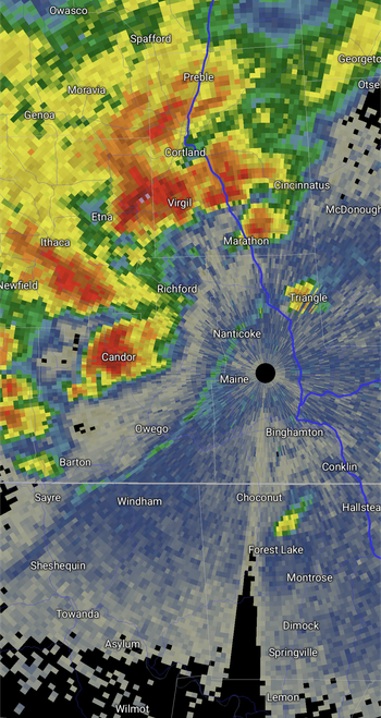 Weather radar.