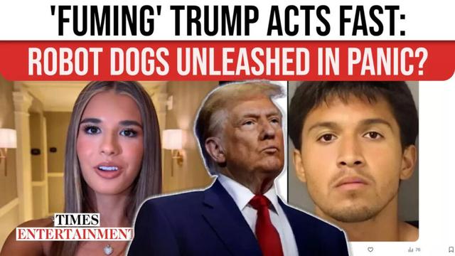 Trump on EDGE? Robo Dogs Roll Out After Bizarre Break-In Over Granddaughter Kai