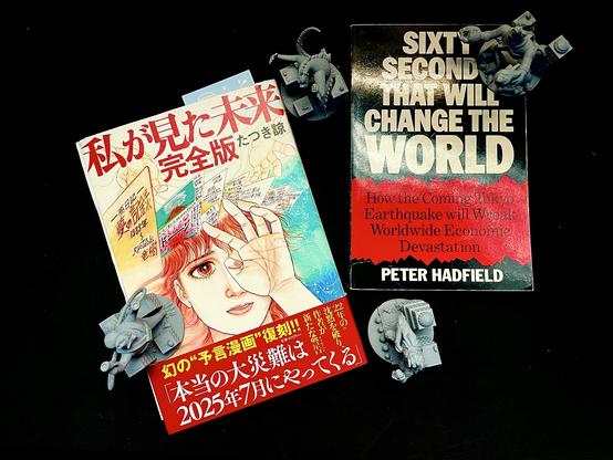 Two books published decades apart discuss the potential for a devastating earthquake to strike Japan. It is nearly 102 years since the Kanto Earthquake smashed Tokyo and many seismologists believe the area is overdue for another similar shock.