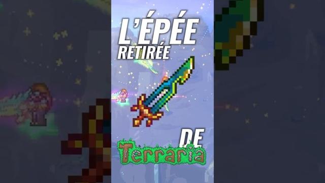 L'Épée qui fût retirée de Terraria