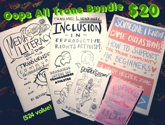 the Oops All Trans Zine Bundle