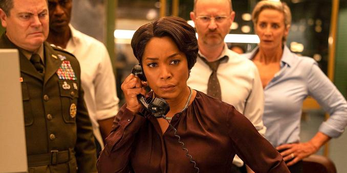 Angela Bassett's US President Erika Sloane faces agonising decisions over nuclear annihilation in Mission Impossible The Final Reckoning.