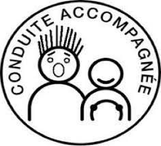 Stocker classique de la conduite accompagnée avec un accompagnant les cheveux droits sur la tête.
