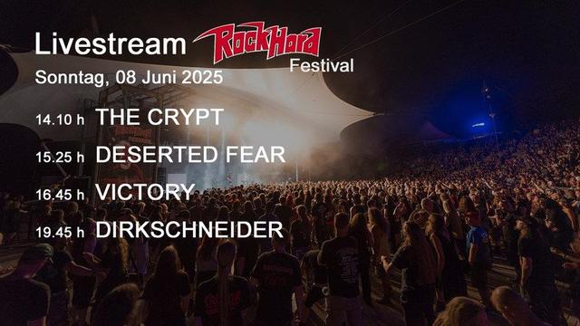 Die im Livestream verfügbaren Bands vom Sonntag.