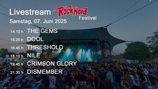 Die im Livestream verfügbaren Bands vom Samstag.