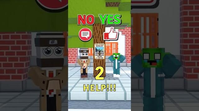 HELP Herobrine Minecraft challenge video #minecraft #minecraftanimation #monsterschool #memes#gaming