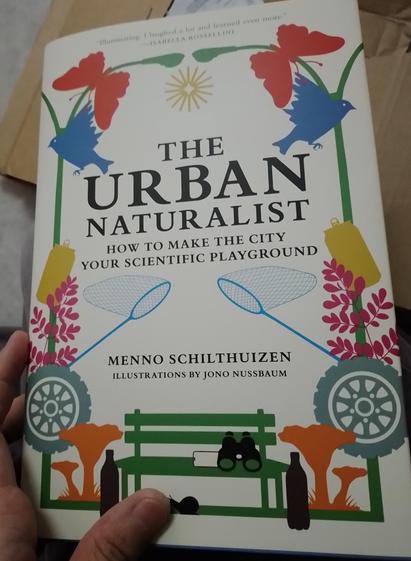 The Cover of a book, The urban naturalist.