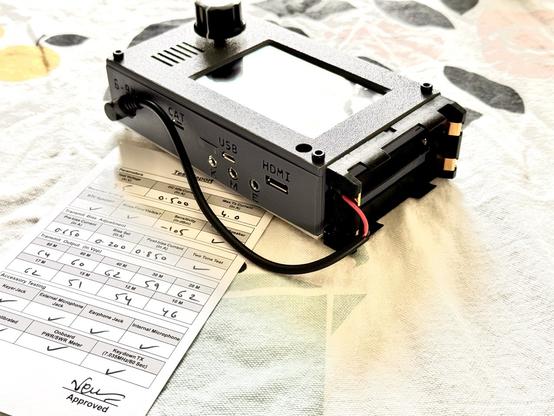 Picture of portable HAM Radio (zBitX)