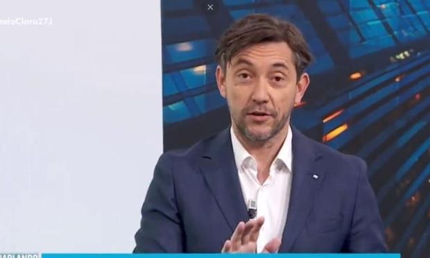 Javier Ruiz, en TVE. (TVE)