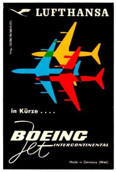 3 airplanes in blue, red and yellow, mix to make purple, orange and green. Its a nice rainbow set against the austere black background