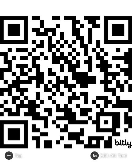 QR code to fill in the survey
