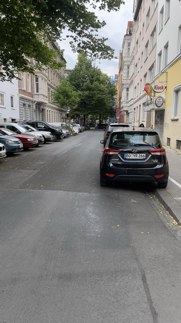 Fahrradstrasse vs Öffentliche Autolagerflächen
