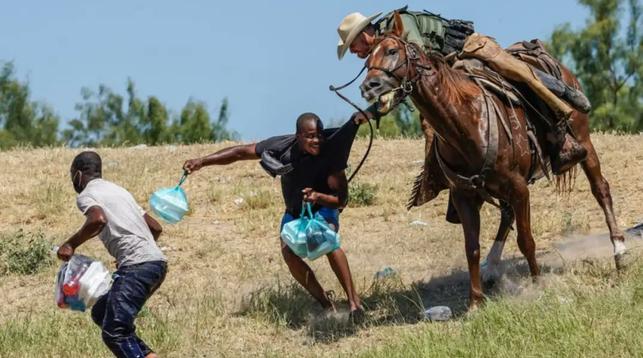 Biden’s border riders rustling Black folk like cattle.