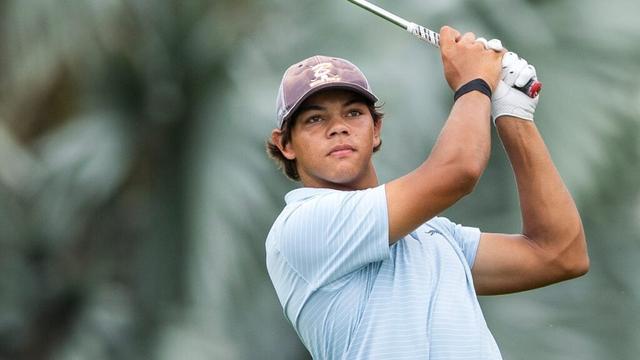 Charlie Woods in Florida Amateur Championship: How first round went
