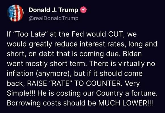 Post di Trump