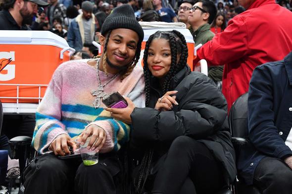 Celebrities At The Los Angeles Clippers Game