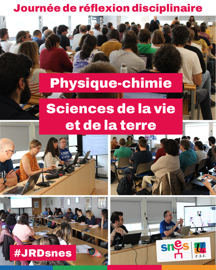 Photos de la JRD SVT Physique-Chimie du 06 juin 2025 au siège du SNES-FSU à Paris