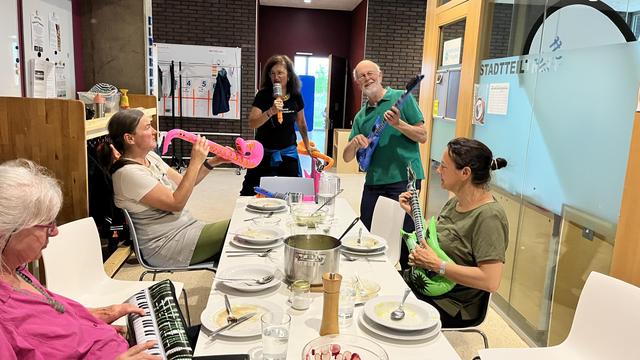 Musikalischer Spaß nach dem Essen bei der Schnippeldisco