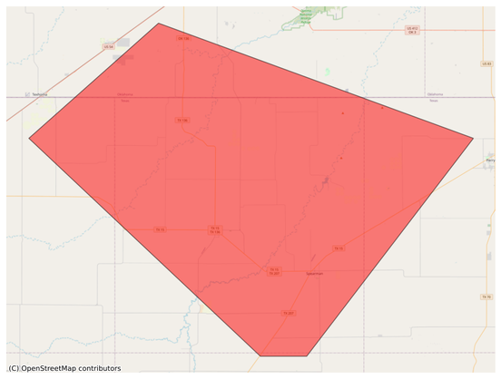 Severe Thunderstorm Warning -  - NWS Amarillo TX
