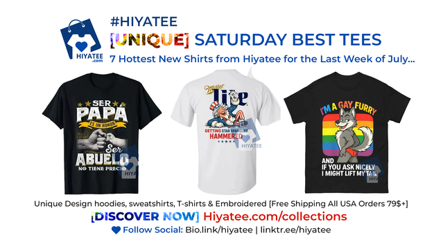 Get ready to slay with Hiyatee's 7 hottest new shirts! 🔥 Bold designs, comfy fits, and pure vibe—perfect for turning heads this summer. From witty tees to cultural pride, there’s something for everyone. Shop now at hiyatee.com and level up your style! 

🚀 #Hiyatee #BoldTees #SummerStyle #FashionVibes #WearYourVibe
👉🏻 https://hiyatee.com/blogs/news/7-hottest-new-shirts-from-hiyatee-for-the-last-week-of-july