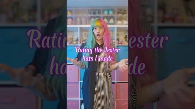 Rating the Jester Hats I made!! Which one would you pick??? #cosplay #Jester