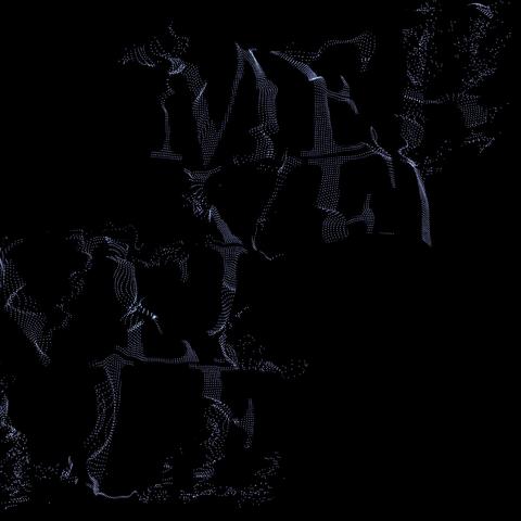 MERVEILLE made of multitude of points displaced in space