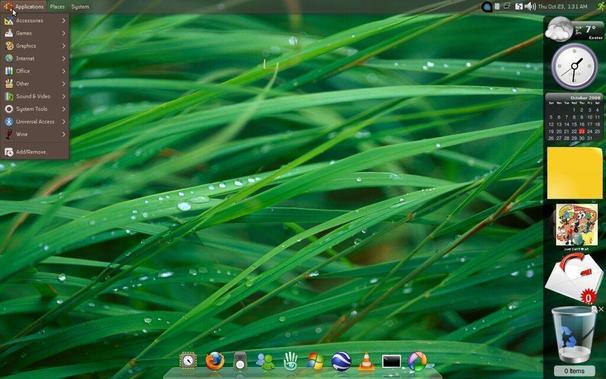 Ubuntu 8.10 screenshot
