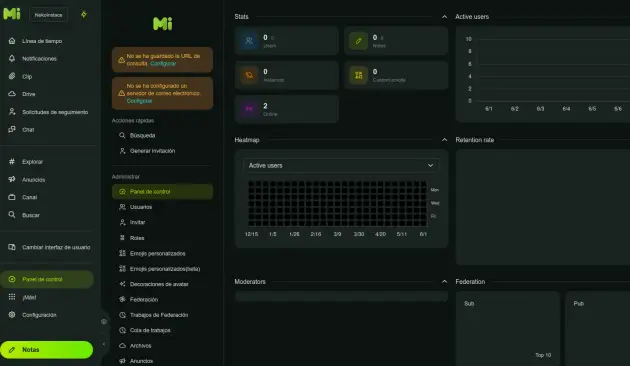 Misskey Administration panel