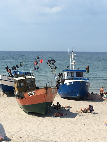 Fischerboote in Unieście / Mielno - Województwo Zachodniopomorskie