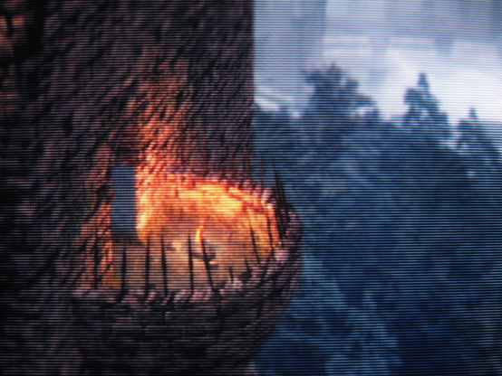 A hidden bonfire secreted away for more deductive undead to discover. One last small respite before the scope of your journey is irrevocably broadened.